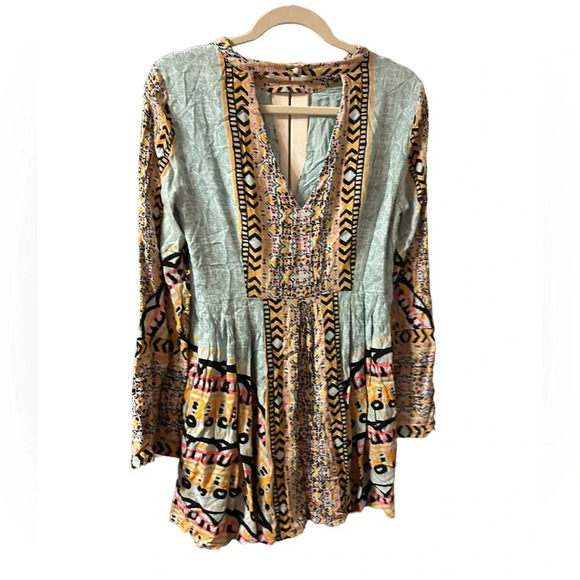 FREE PEOPLE TEGAN MINI DRESS - Picture 2 of 6